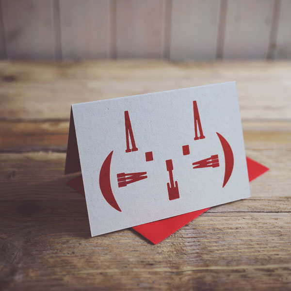 Miaow letterpress card